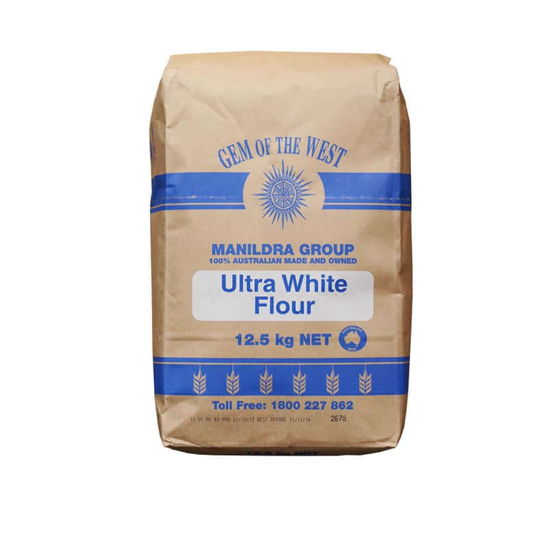 Premium low ash white flour milled from Australian wheat suitable for baking and noodle manufacture. Suitable for all Baking and noodle manufacturing.